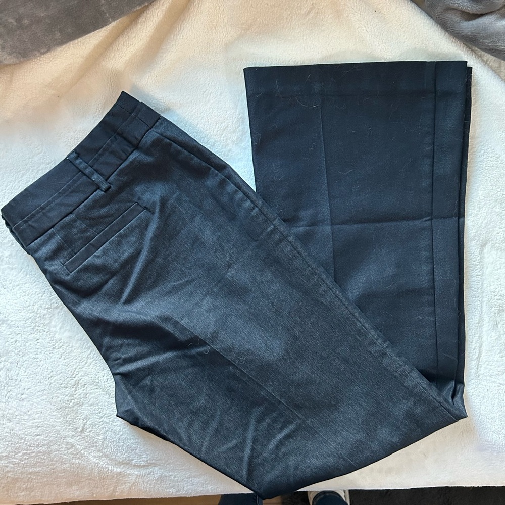 WORTHINGTON Black Flare Dress Pants 6P